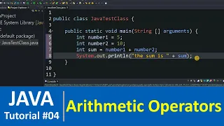 Java Tutorial - Arithmetic Operators