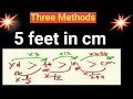 5 feet in cm What is 5 feet tall in centimeters How Many Cm in 5 Feet