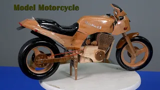 I Built a Kawasaki Motorcycle from Wood 😱 | DIY Masterpiece