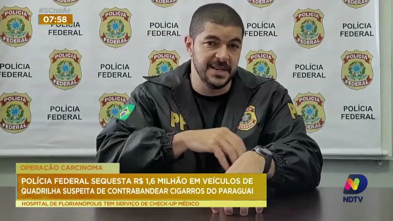 Polícia Federal apreende R$ 1,6 milhão em veículos de quadrilha suspeita de contrabandear cigarros