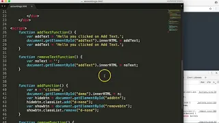 JS for beginners making the buttons appear disappear the right moment
