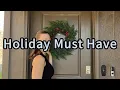 Amazon Must Have QXXQ Lighted Christmas Wreath for Front Door