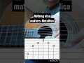 Lagu HOW TO PLAY NOTHING ELSE MATTERS BY METALLICA #guitar #tabs #metallica