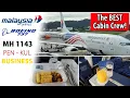 Download Lagu DELIGHTFUL Malaysia Airlines Cabin Crew in Business Class! | 737-800 | 🇲🇾 Penang to 🇲🇾 Kuala Lumpur