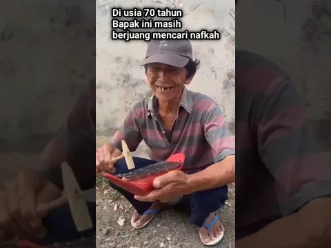 Usia 70 tahun, masih keliling jual gamelan buatan sendiri#shortvideo#shorts#short#viral#video