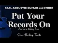 Download Lagu Put Your Records On - Corinne Bailey Rae (Acoustic Karaoke)