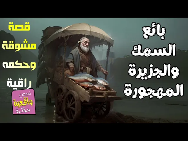 ⁣قصة بائع السمك والجزيرة المهجورة - قصة جميلة وبها حكمه راقية