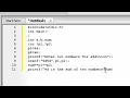 How to add two numbers using pointer variable in c language in hindi and english