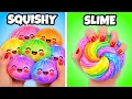 I Turned 100 Squishies Into Slime