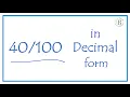 as a Decimal