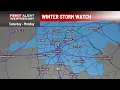 FIRST ALERT WEATHER Atlanta surrounding counties added to winter storm watch