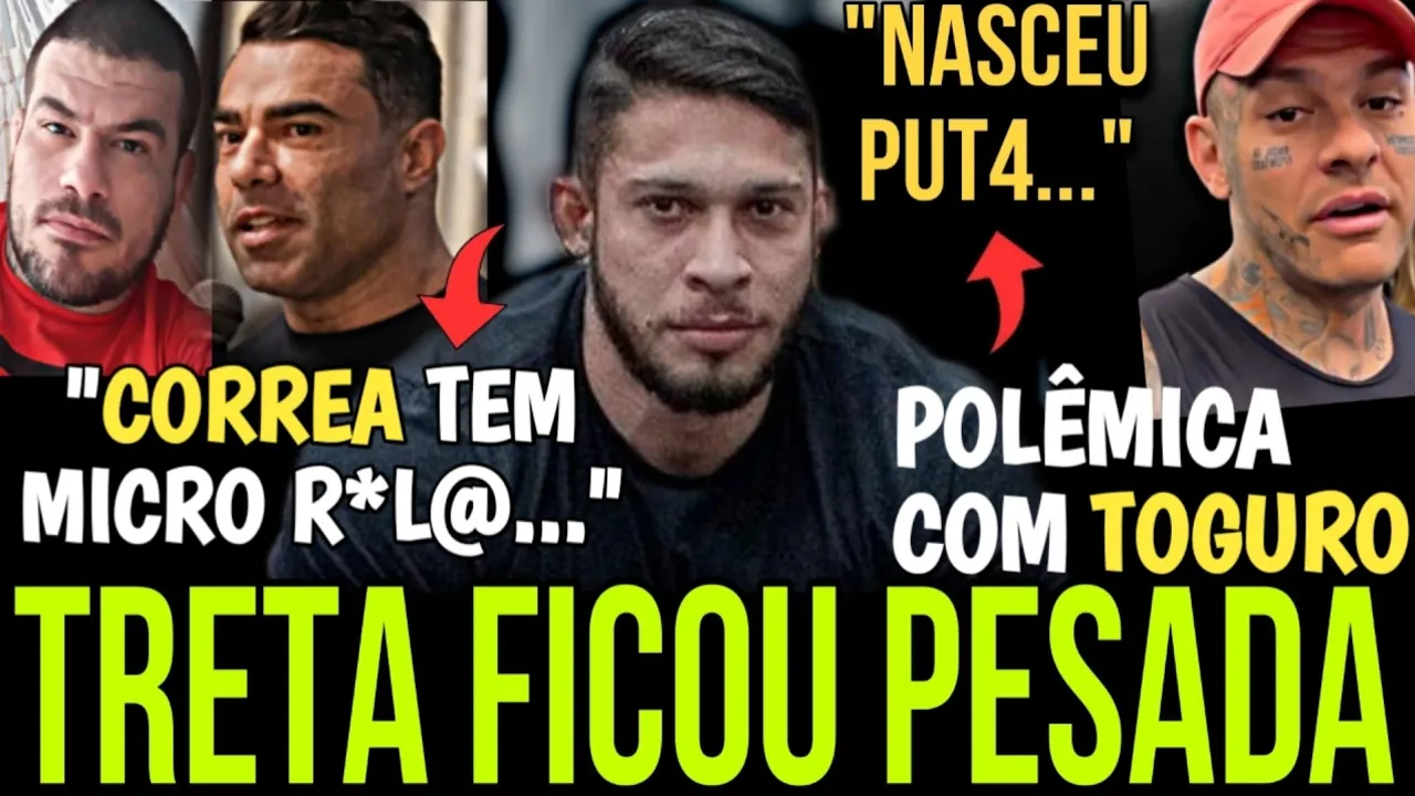 CORREA ESCULACHADO , TRETA COM TOGURO , A REAL SOBRE RAMON DINO | BRIGADEIRO LIVE COM GORGONOID