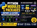 Python Lecture 28 Python packages Modules Tutorial Step by step friendly explaination