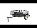 Carry-On Wire Mesh Utility Trailer 3 5-ft x 5-ft