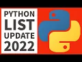Beginners Programming - Python List Update