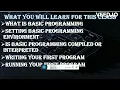 Introduction To QBasic Programming for Beginners