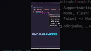 What Is END Parameter in Python