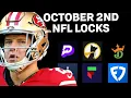 34-0 NFL PRIZEPICKS Today Week 5 24 FREE NFL Best Bets Predictions and Player Props