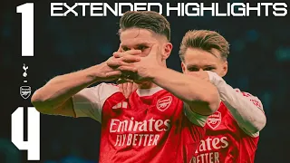 extended highlights tottenham hotspur v arsenal 1 4 eze gyokeres premier league epl