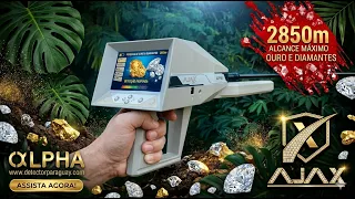 Detector Longa Distancia para Ouro e Diamantes Ajax Alpha USA