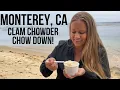 The BEST Clam Chowder in MONTEREY California Top 5 FOOD TOUR