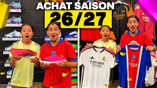 ON VA ACHETER NOS AFFAIRES DE FOOT POUR LA SAISON 2026/2027. VLOG