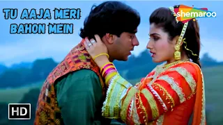 tu aaja meri bahon mein hd ajay devgan raveena tandon gair 1999 kumar sanu u0026 alka yagnik