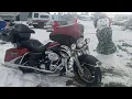 DETACH Full Batwing Fairing on a Road King