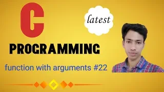 C Tutorial in Hindi function with parameters Part-22