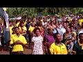 Lagu Penias Kombi singing Glory blo yu ya in East Sepik SSCF in Munji community