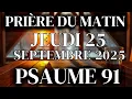 Download Lagu Prière du matin pour la paix et la force – Jeudi 25 septembre 2025 | Évangile et psaume du jour