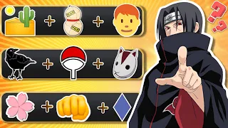ANIME EMOJI QUIZ GUESS THE CHARACTER FROM NARUTO 