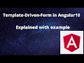 Template-Driven-Form in Angular10
