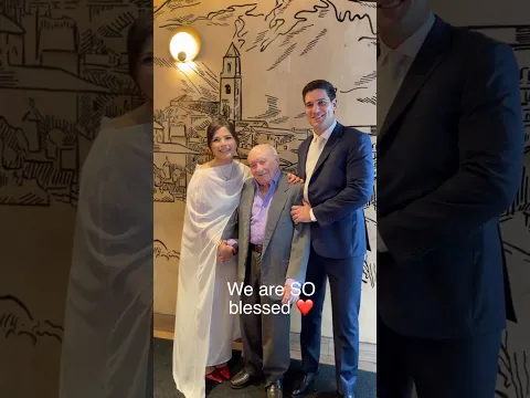 My 100-year-old Nonno arriving to my engagement party was a blessing and his presence is a gift❤️