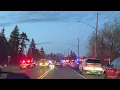 Procession honors fallen sheriff s lieutenant as body is taken to funeral home
