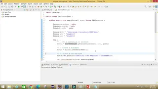 Insert data in MySQL Database using Java JDBC