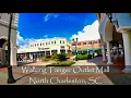 Walking Tanger Outlet Mall - North Charleston South Carolina