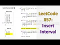 LeetCode 57 Insert Interval Coding Interview