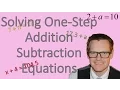 Addition and Subtraction Equations Simplifying Math