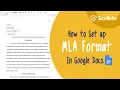 Stap voor stap MLA-formaat papier instellen in Google Docs (2020) | Scribbr 🎓