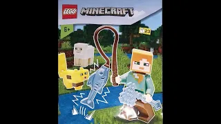 LEGO 662103 Instructions | Minecraft | Alex with Ocelot and Sheep | Magazine Gift