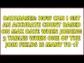 How can i get an accurate count based on max date when joining 3 tables when one of the join