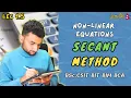 1 5 Secant Method Explained with Examples Numerical Method in Nepali