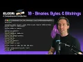 Elixir Full Course 18 - Binaries Bytes and Bitstrings