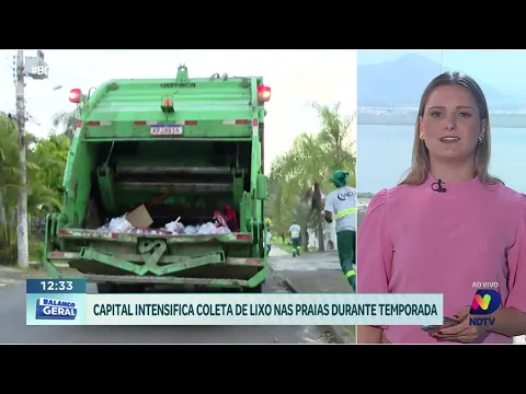 Florianópolis reforça coleta de lixo nas praias para temporada de verão