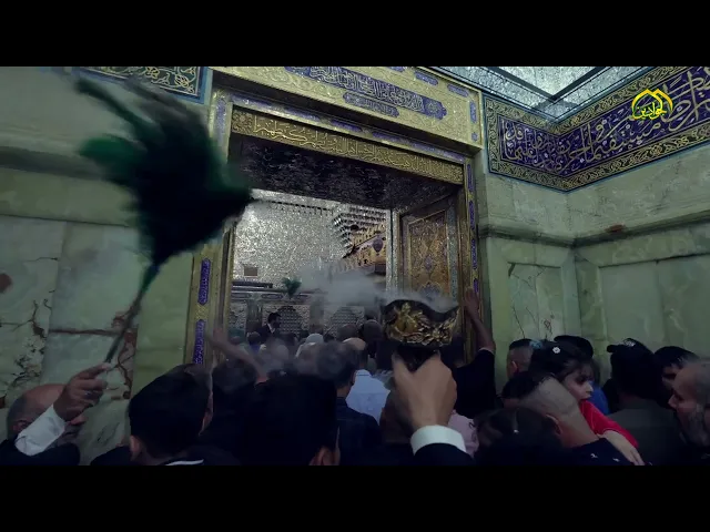 ⁣تنشرح الصدور، وتطمئن القلوب، وتحلو العبادة في جنة بغداد.أجواء عبادية من جنة الامامين الكاظمين