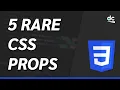 5 Useful CSS Properties You Probably Didn t Know