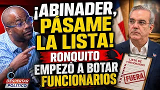 RONQUITO ARMO SU GABINETE UNOS PA FUERA Y OTROS QUE NI SE MUEVAN