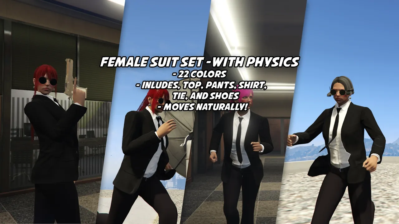Female Suit Collection (+ Physics)