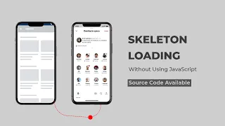 Skeleton Loading Like YouTube Subscribe Our Channel Ebadallah IT - Developer